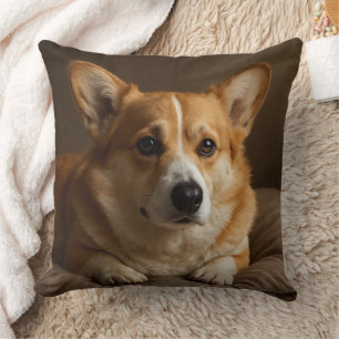 Attentive Corgi Cushion