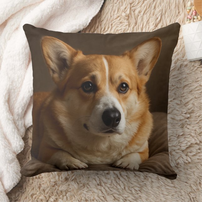 Attentive Corgi Cushion (Blanket)