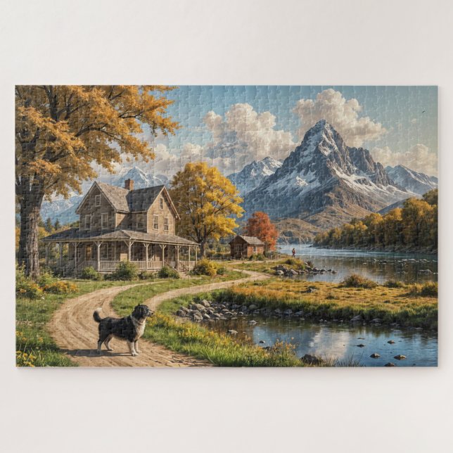 Attentive Dog Jigsaw Puzzle (Horizontal)