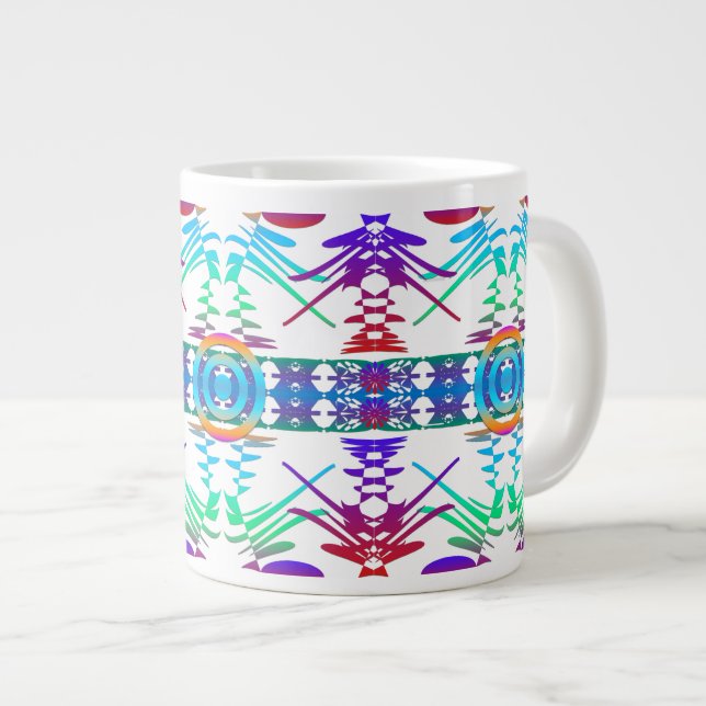 Attentive Eye to all Trends Large Coffee Mug (Front Right)