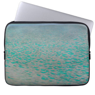 Attersee, Coastal Landscape Painting, Gustav Klimt Laptop Sleeve