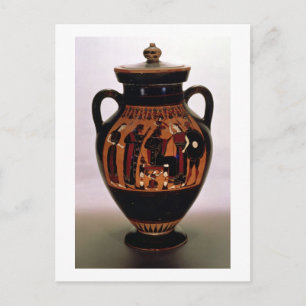 Attic black-figure amphora depicting the Birth of Postcard