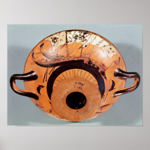 Attic black-figure cup poster