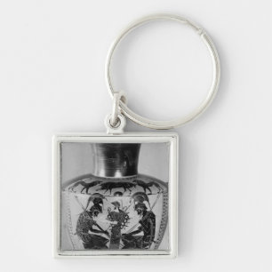 Attic black figure hydra key ring