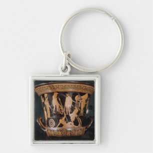 Attic red figure calyx krater key ring
