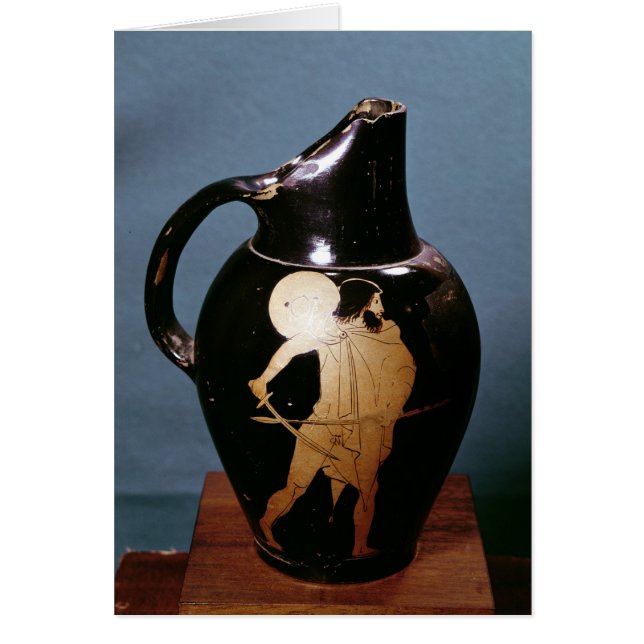 Attic red-figure oinochoe (Front)