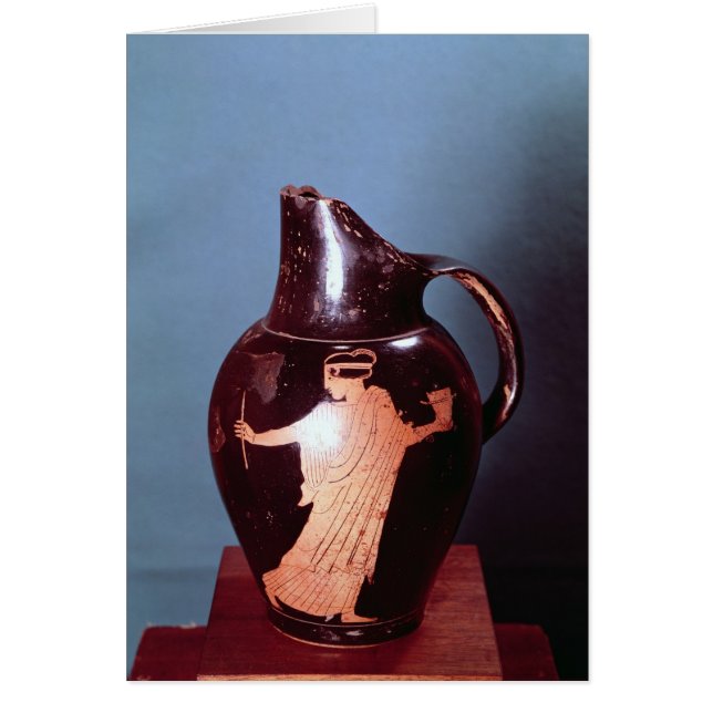 Attic red-figure oinochoe (Front)