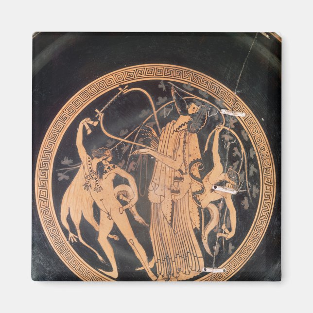 Attic red-figure vase magnet (Front)