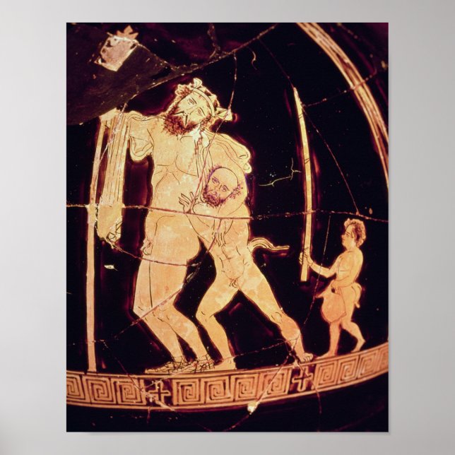 Attic red-figure vase poster (Front)