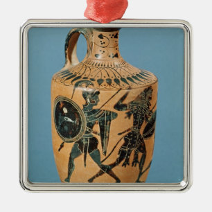 Attic Style Lekythos Metal Tree Decoration