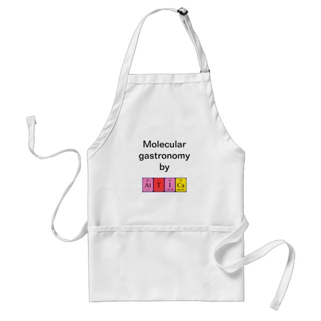 Attica periodic table name apron (Front)