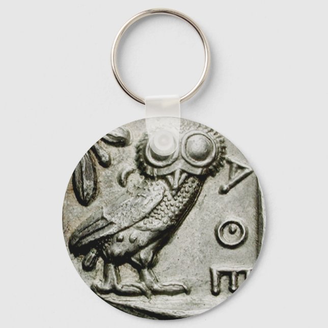 Attica Tetradrachm Owlthena Key Ring (Front)