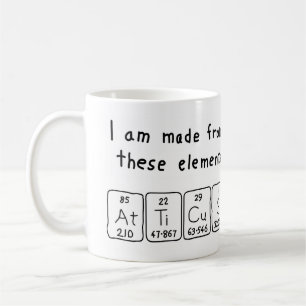 Atticus periodic table name mug