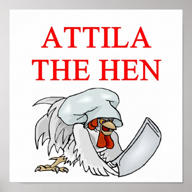 ATTILA the hen Poster (Front)