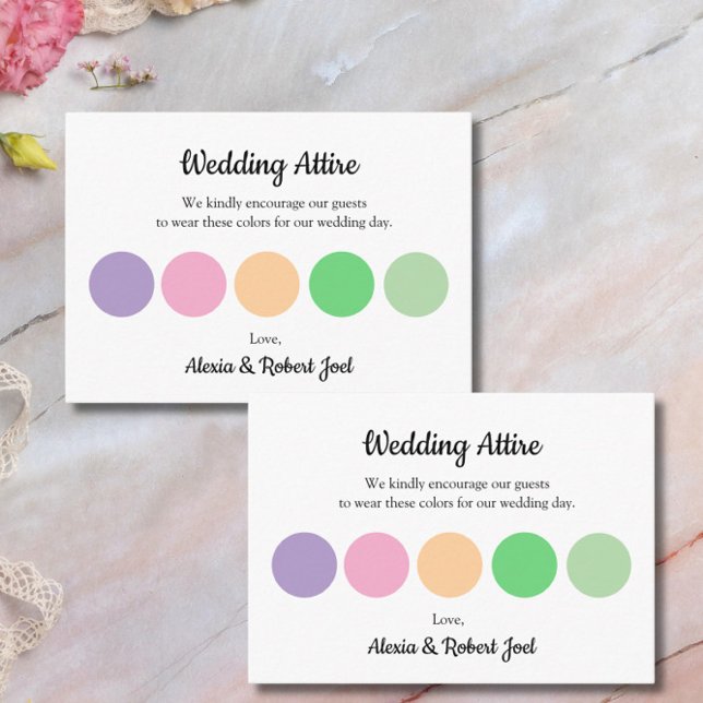  Attire Wedding  Enclosure Card (Creator Uploaded)