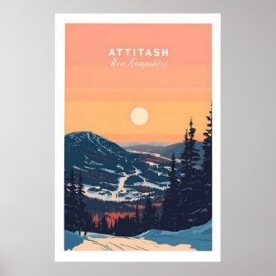 Attitash Print New Hampshire 1