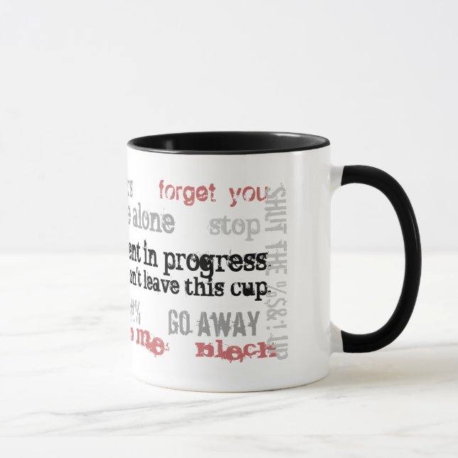 Attitude Adjustment in Progress Mug (Right)