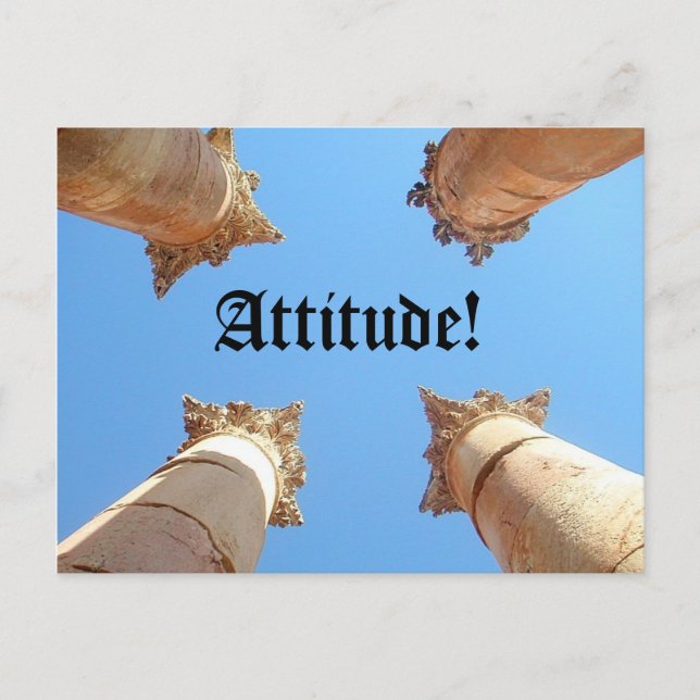 Attitude, Attitude! Postcard (Front)