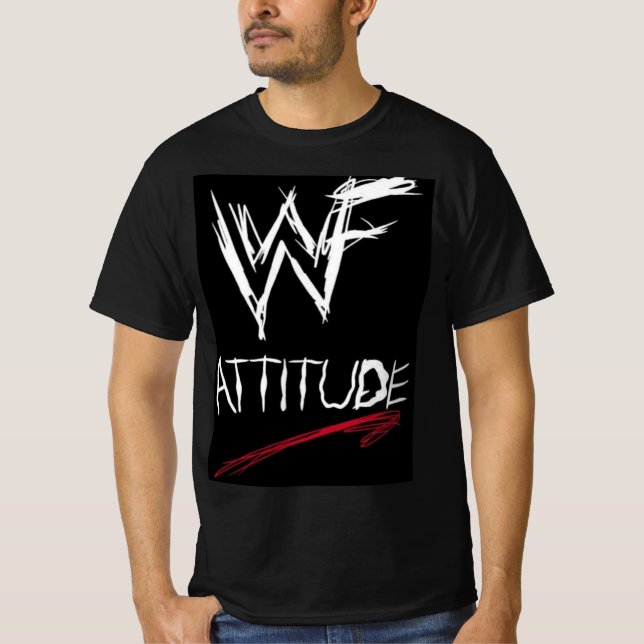 Attitude black t- shirt (Front)