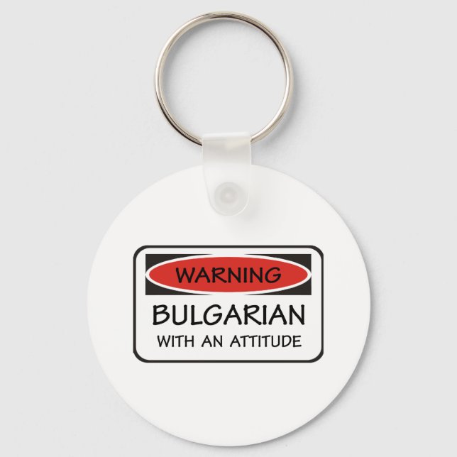 Attitude Bulgarian Key Ring (Front)