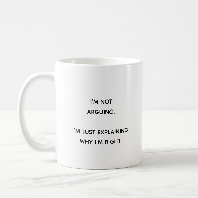 Attitude coffee mug. coffee mug (Left)