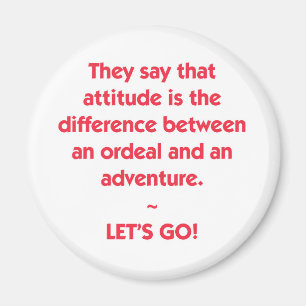 Attitude - difference between Ordeal and Adventure Magnet