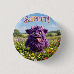 Attitude Fantasy Furry Critter 3 Cm Round Badge
