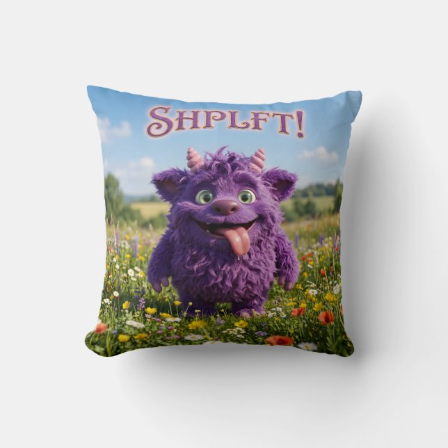 Attitude Fantasy Furry Critter Cushion (Front)