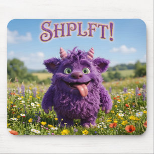 Attitude Fantasy Furry Critter Mouse Pad