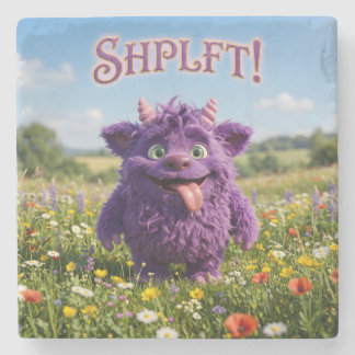 Attitude Fantasy Furry Critter Stone Coaster