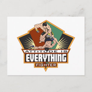 Attitude Fighter Postcard