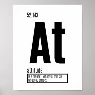 Attitude - Fundamental Elements of Success Poster