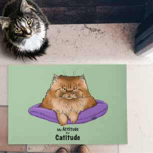 Attitude has Catitude Doormat