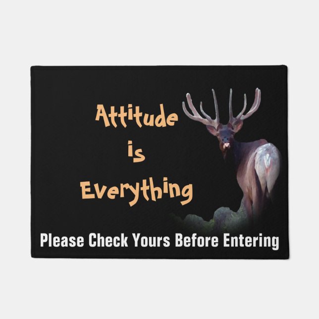 Attitude is Everything Doormat (Front)