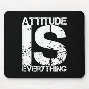 Attitude Is Everything - Insrational Quote Gift - Mouse Pad