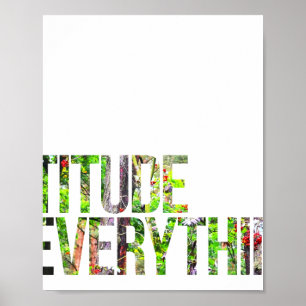Attitude is everything poster