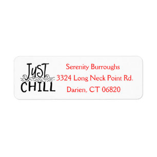Attitude, Life, Dreams, Motivational Life Quote Return Address Label