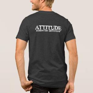 Attitude Makes The Difference Positive Mindset  Tri-Blend Shirt