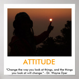 ATTITUDE motivational poster