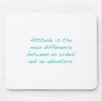 Attitude -- ordeal or adventure (green)