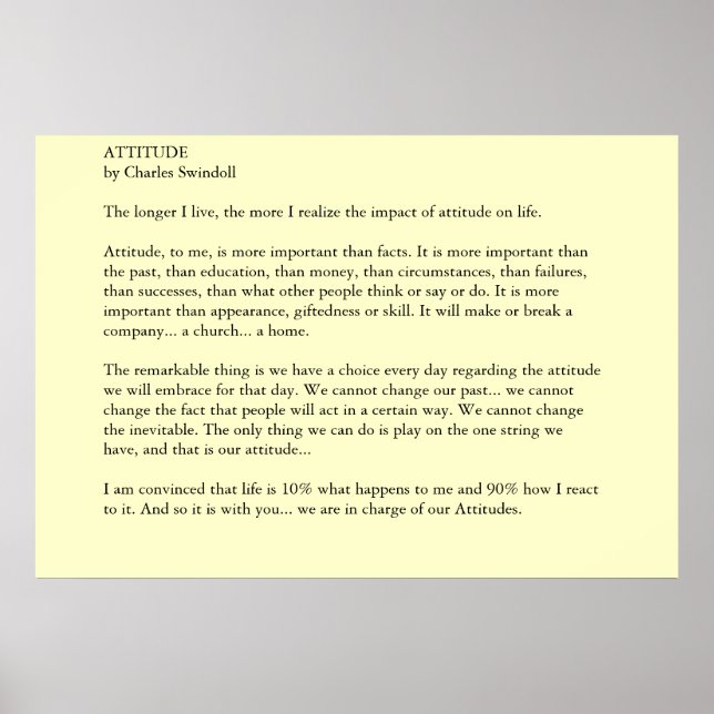 attitude poster (Front)