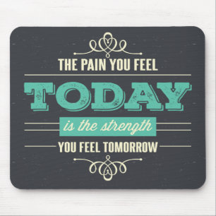 Attitude, Success, Dreams, Motivational Quote Grey Mouse Pad