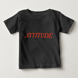 "Attitude" text Kid T-shirt. Baby T-Shirt