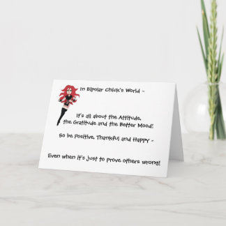 Attitude Thank You Card