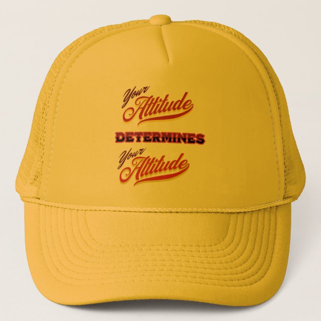 Attitude Trucker Hat (Front)