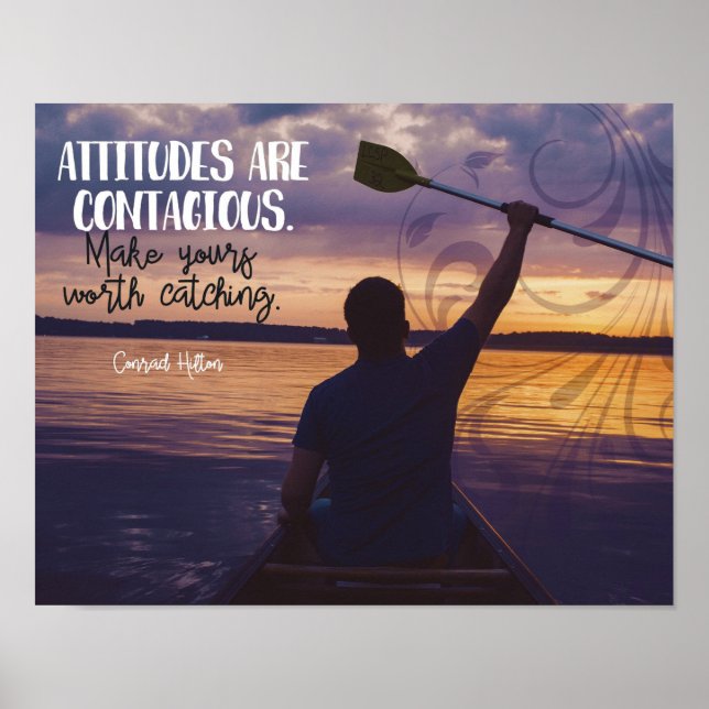 Attitudes Are Contagious Poster (Front)
