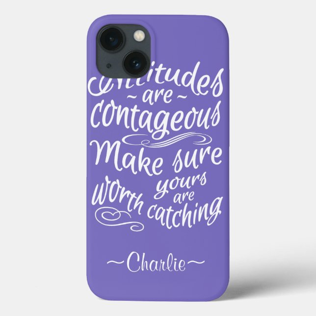 ATTITUDES custom monogram cases (Back)