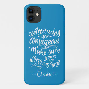 ATTITUDES custom name & colour phone cases