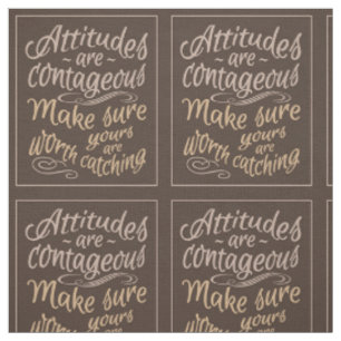 ATTITUDES motivational fabric
