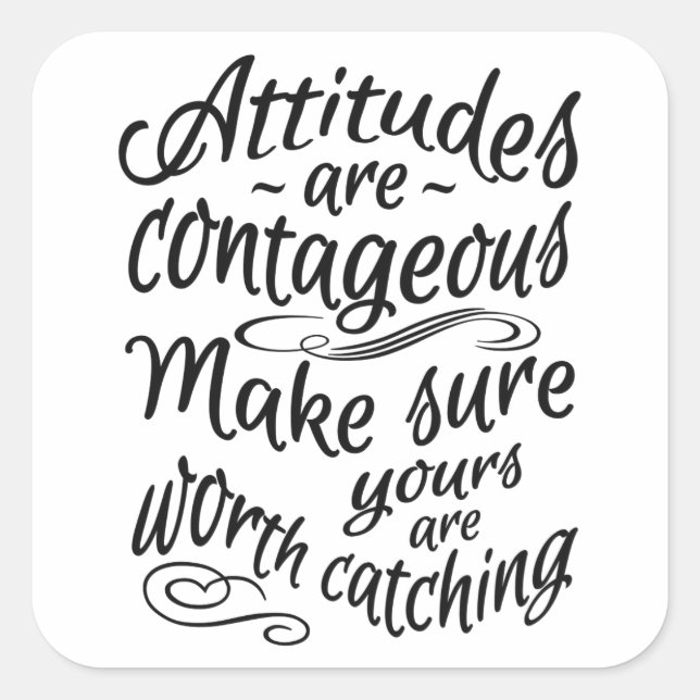 ATTITUDES motivational stickers (Front)